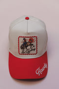 Howdy Cowboy Two Tone Hat - Red