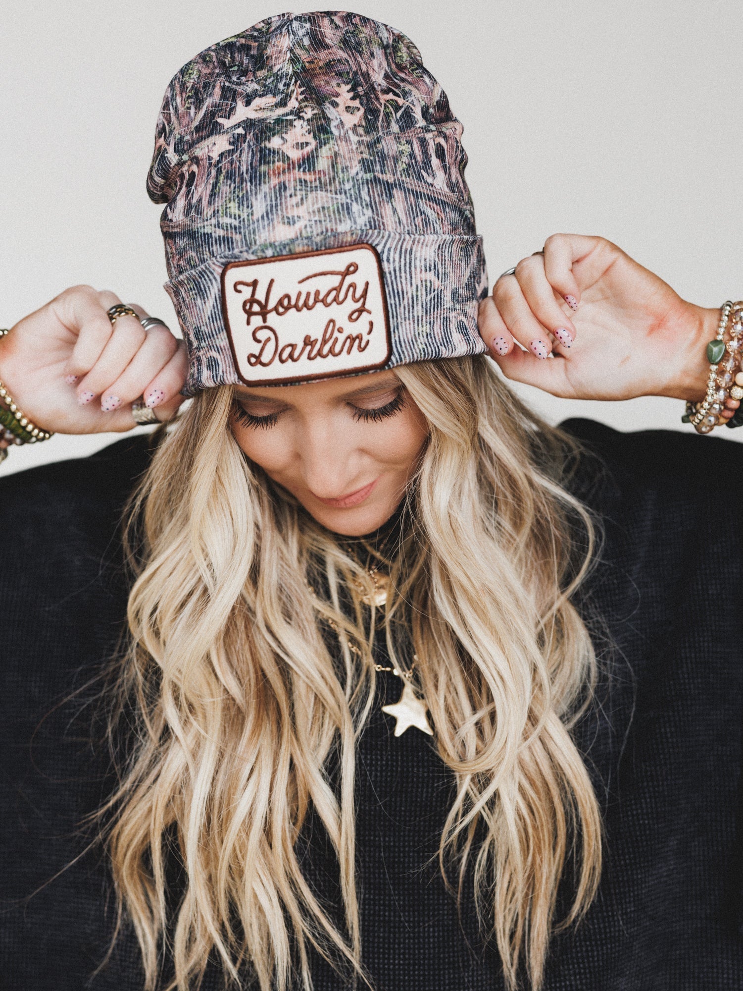 Howdy Darlin Beanie - Camo