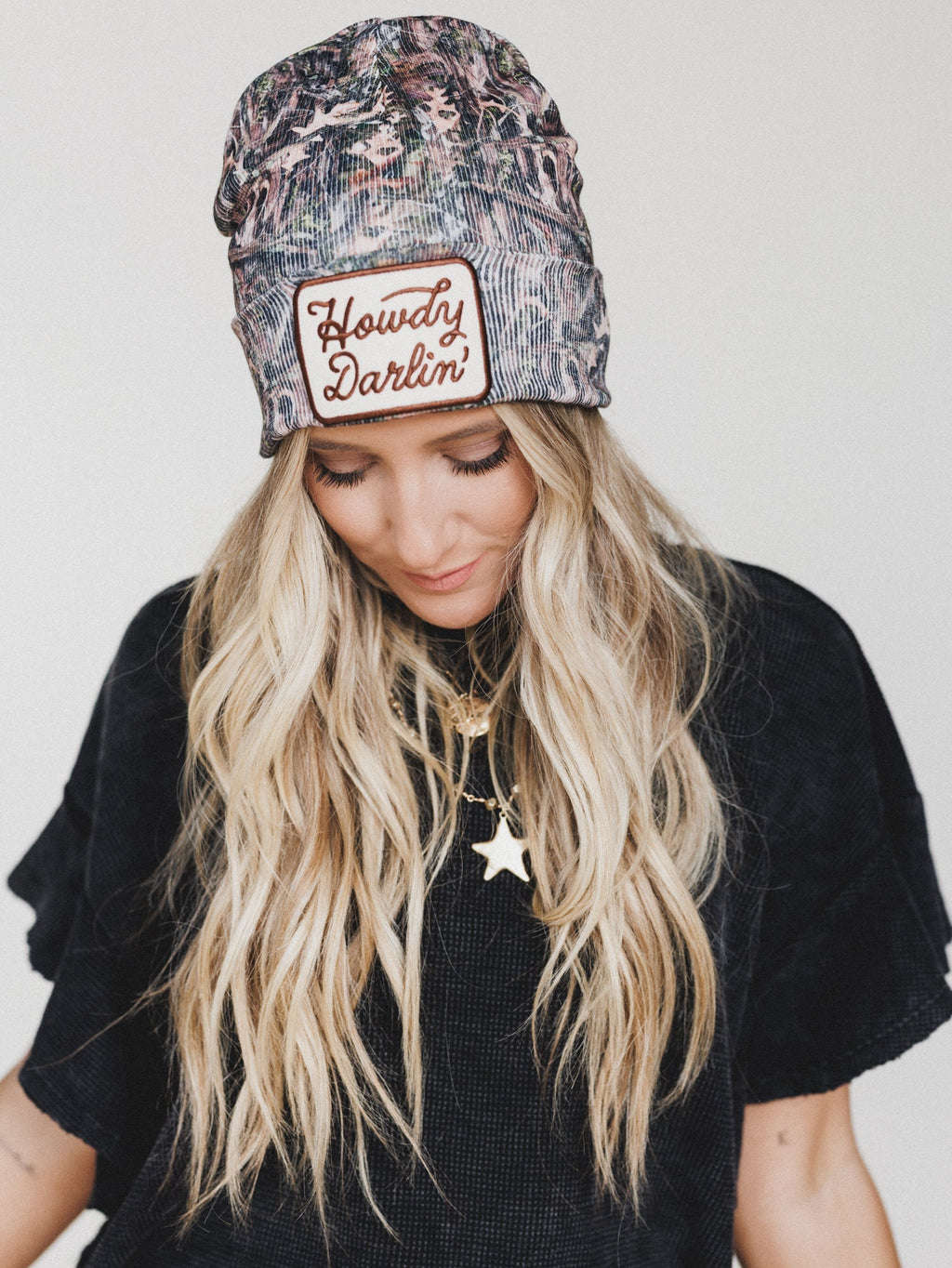 Howdy Darlin Beanie - Camo