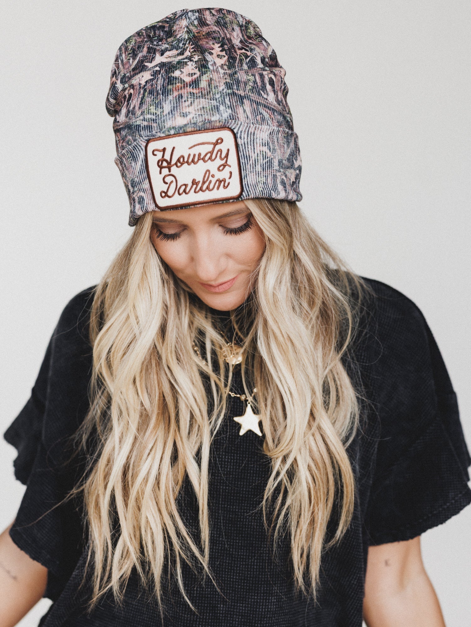 Howdy Darlin Beanie - Camo