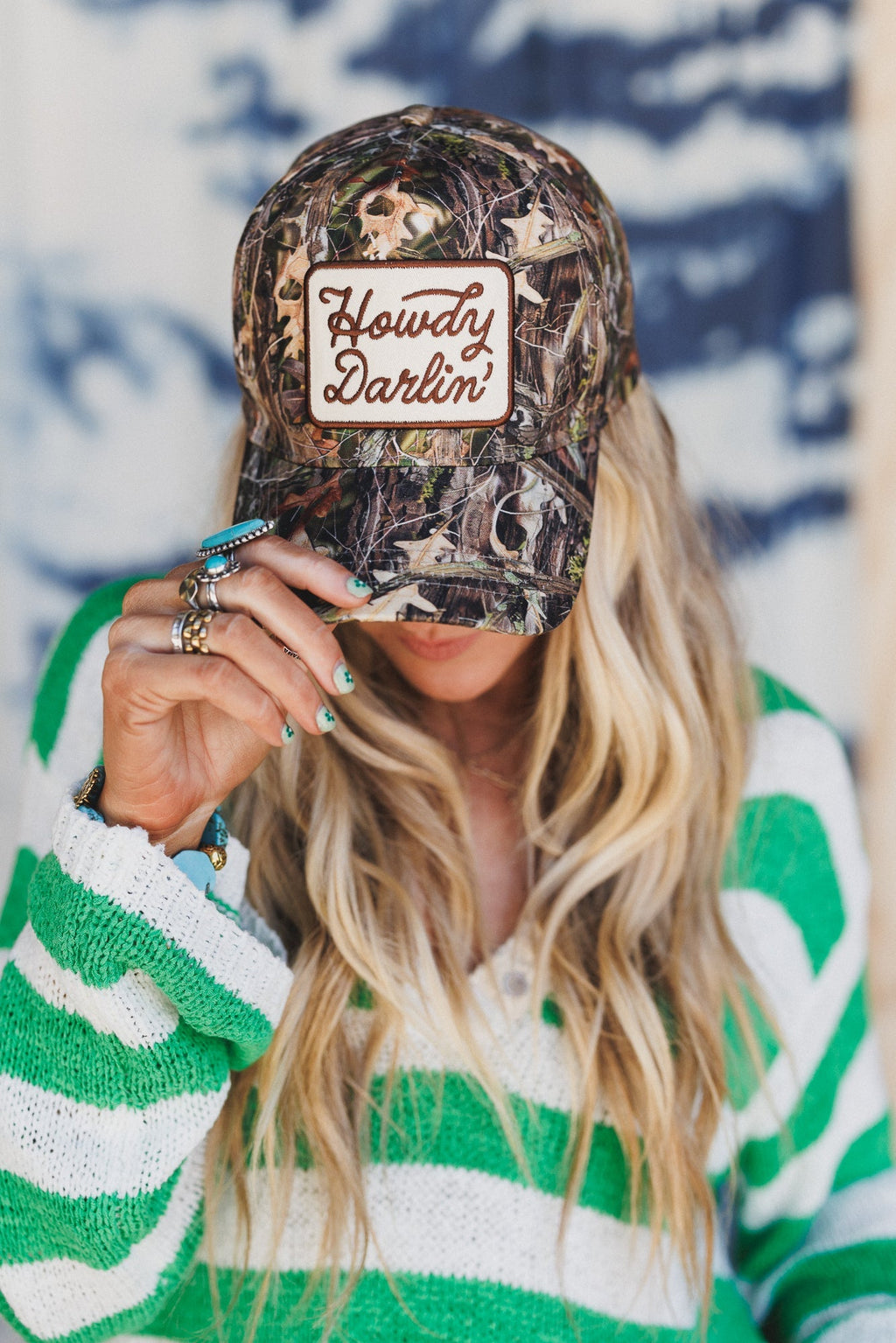 Howdy Darlin Camo Trucker Hat - Camo