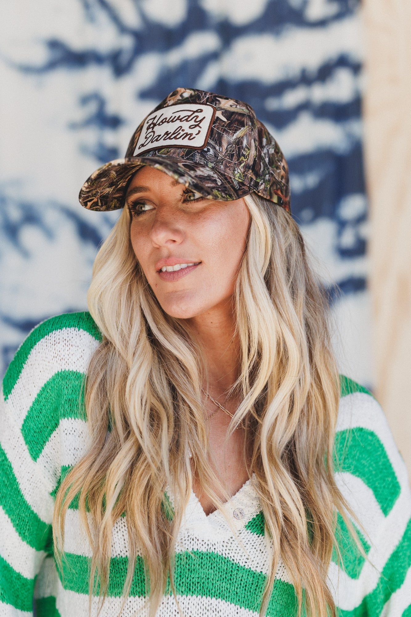 Howdy Darlin Camo Trucker Hat - Camo
