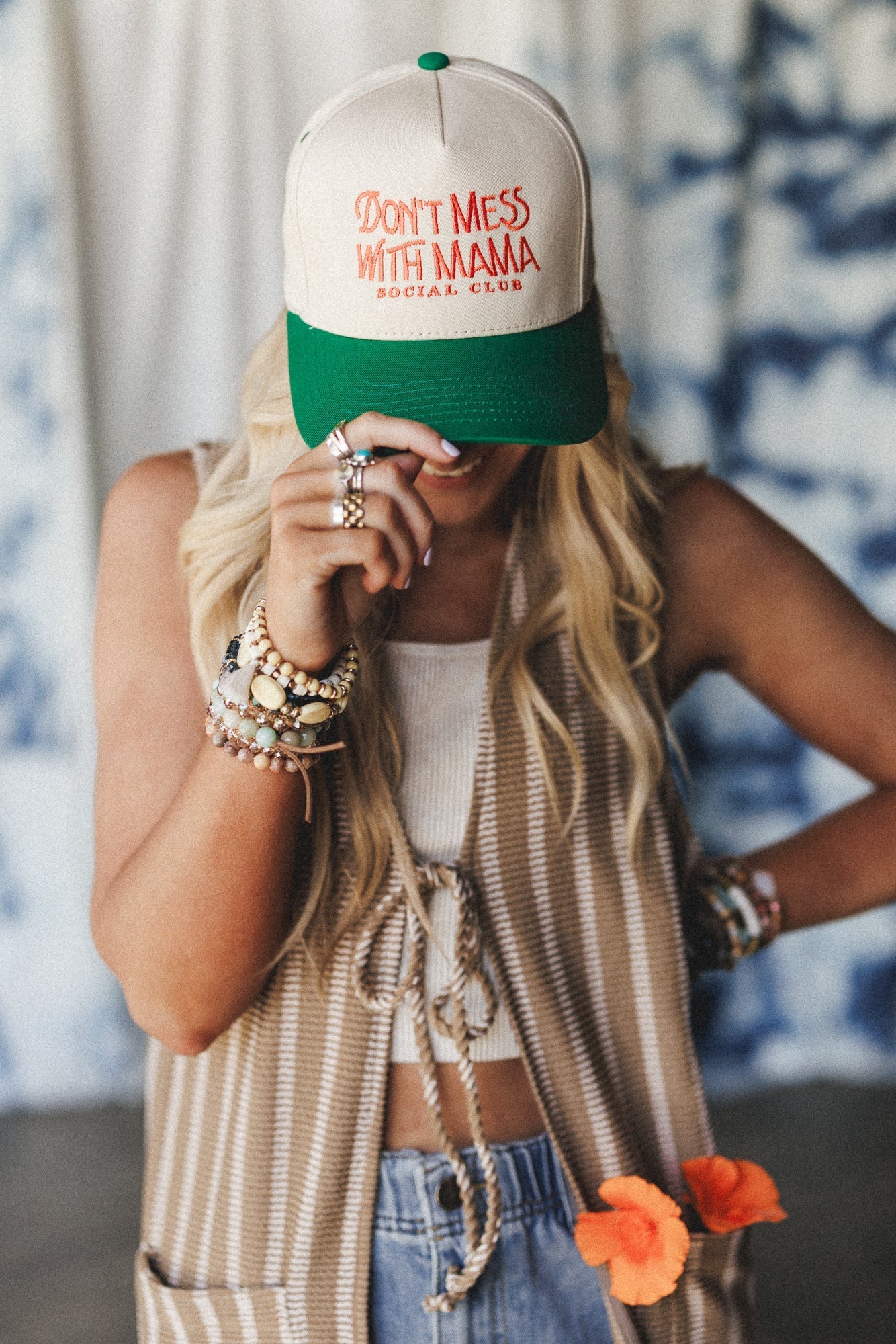 Dont Mess With Mama Hat - Green