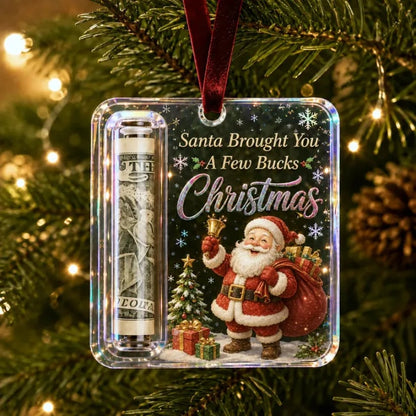 (🎁Last Day 49% OFF)🎄Christmas Cash Gift Ornament- Make Cash Feel Like A Real Christmas Gift💵