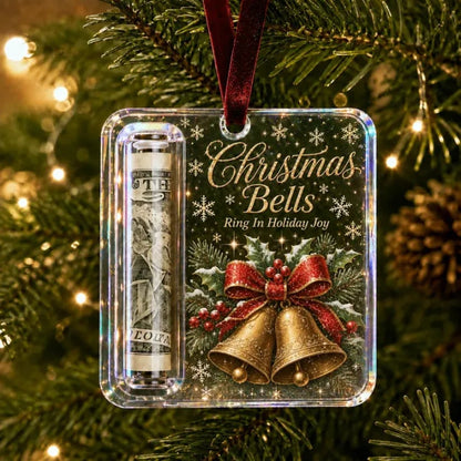 (🎁Last Day 49% OFF)🎄Christmas Cash Gift Ornament- Make Cash Feel Like A Real Christmas Gift💵