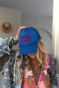 Howdy Darlin Trucker Hat - Blue