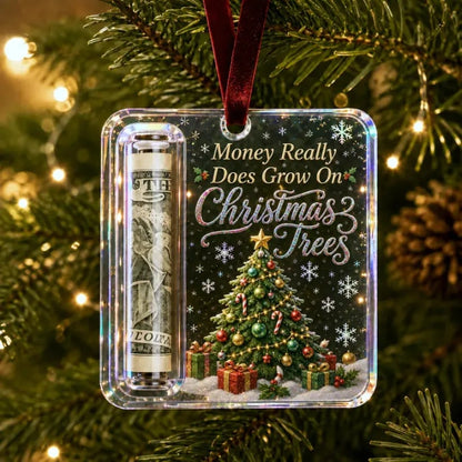 (🎁Last Day 49% OFF)🎄Christmas Cash Gift Ornament- Make Cash Feel Like A Real Christmas Gift💵