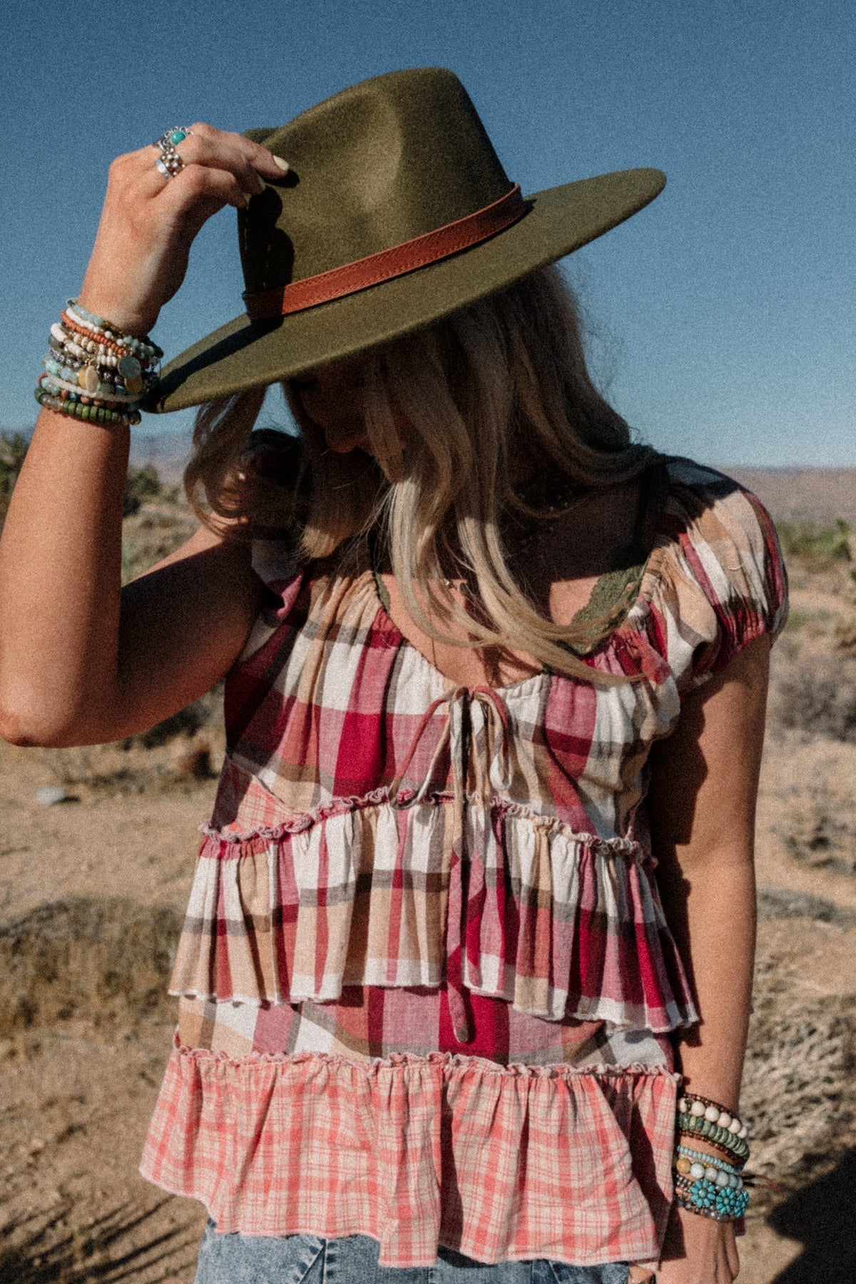 On A Journey Wide Brim Hat - Olive