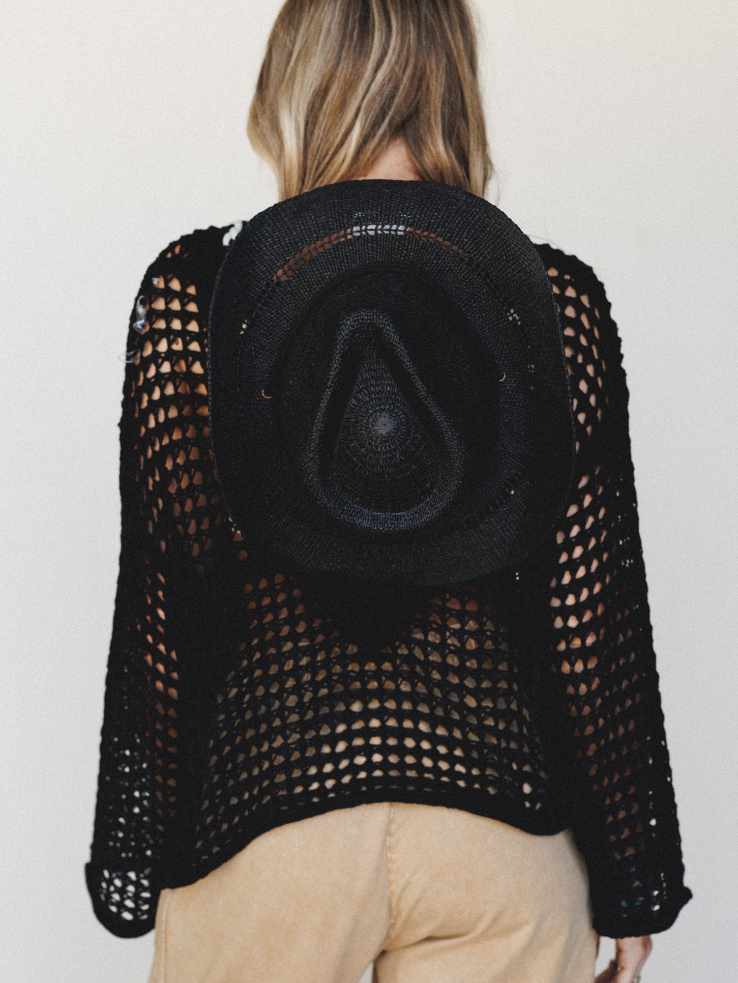 Cowboy Sun Hat - Black