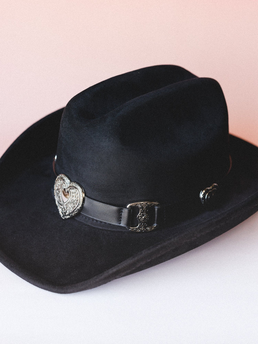 Heart of a Cowgirl Hat - Black