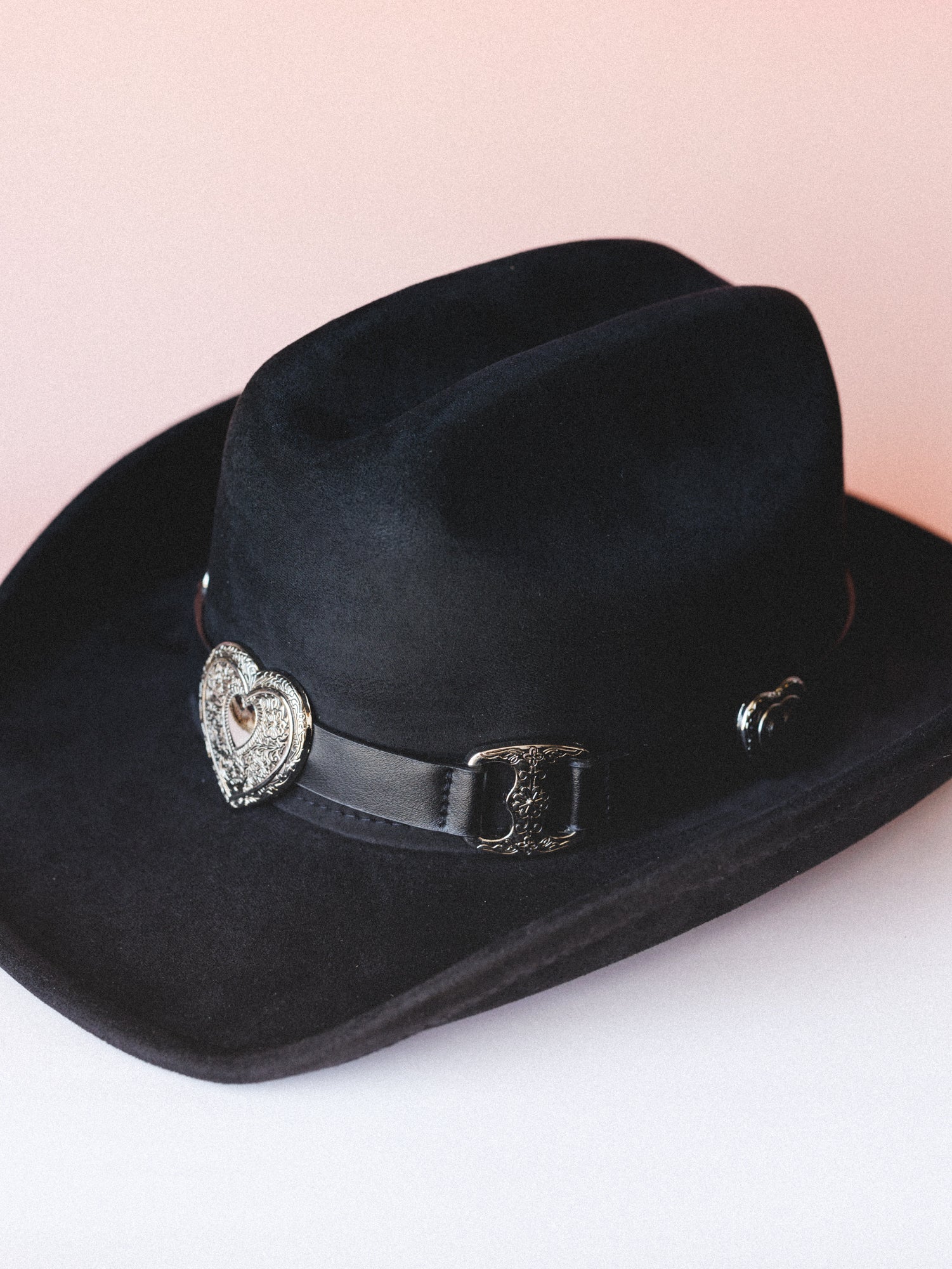 Heart of a Cowgirl Hat - Black