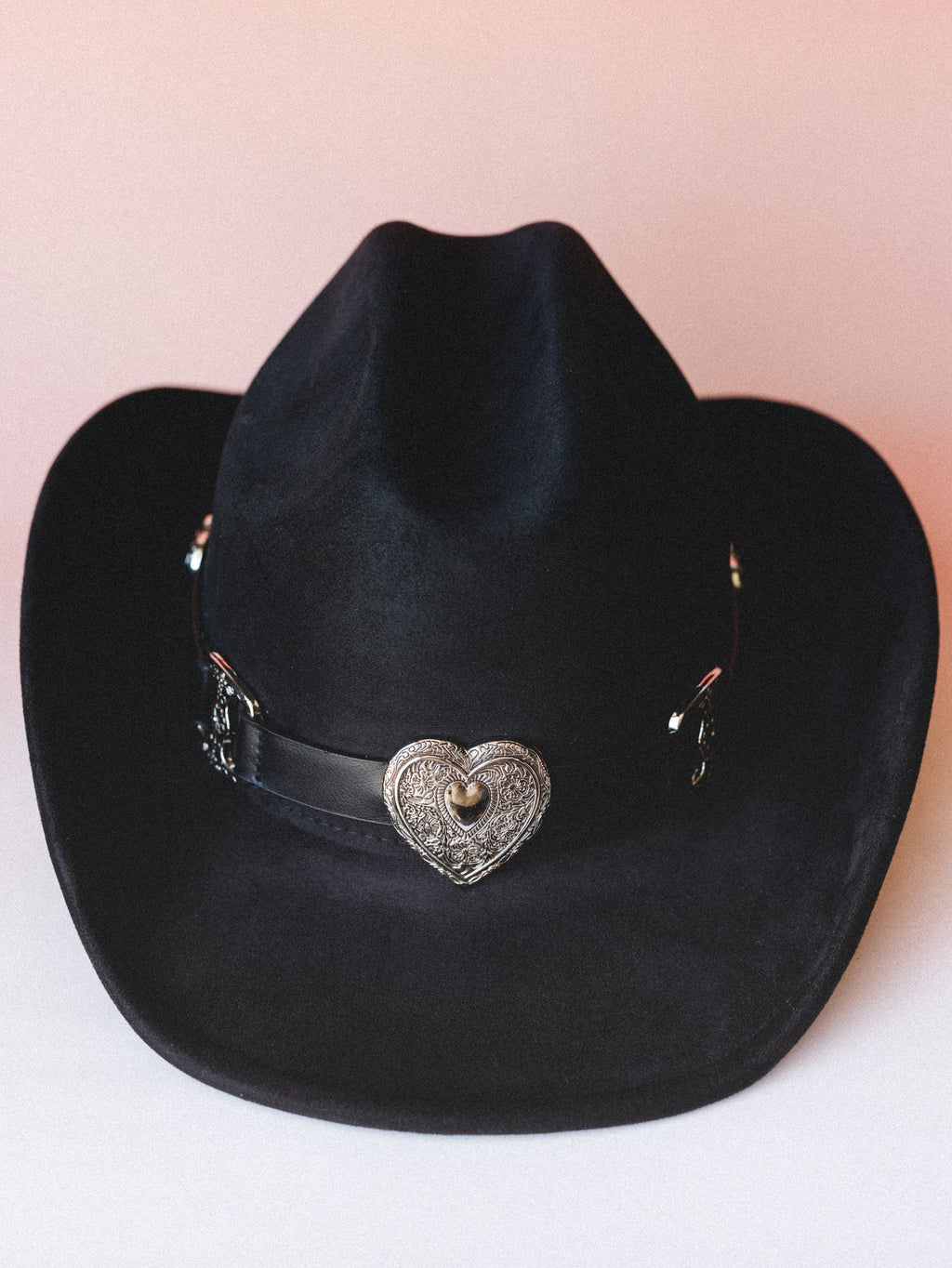 Heart of a Cowgirl Hat - Black