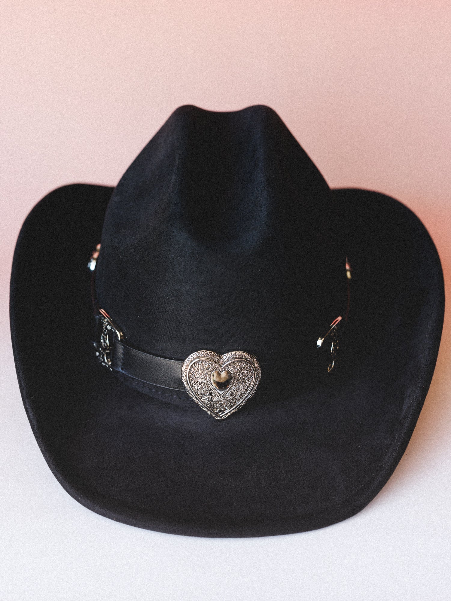 Heart of a Cowgirl Hat - Black