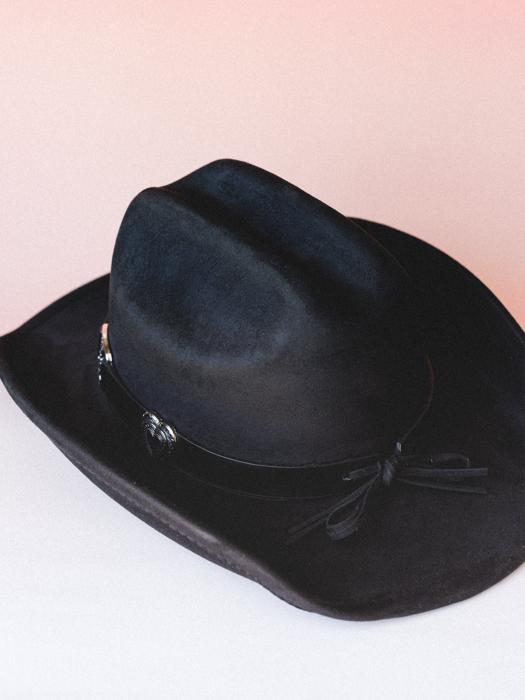 Heart of a Cowgirl Hat - Black