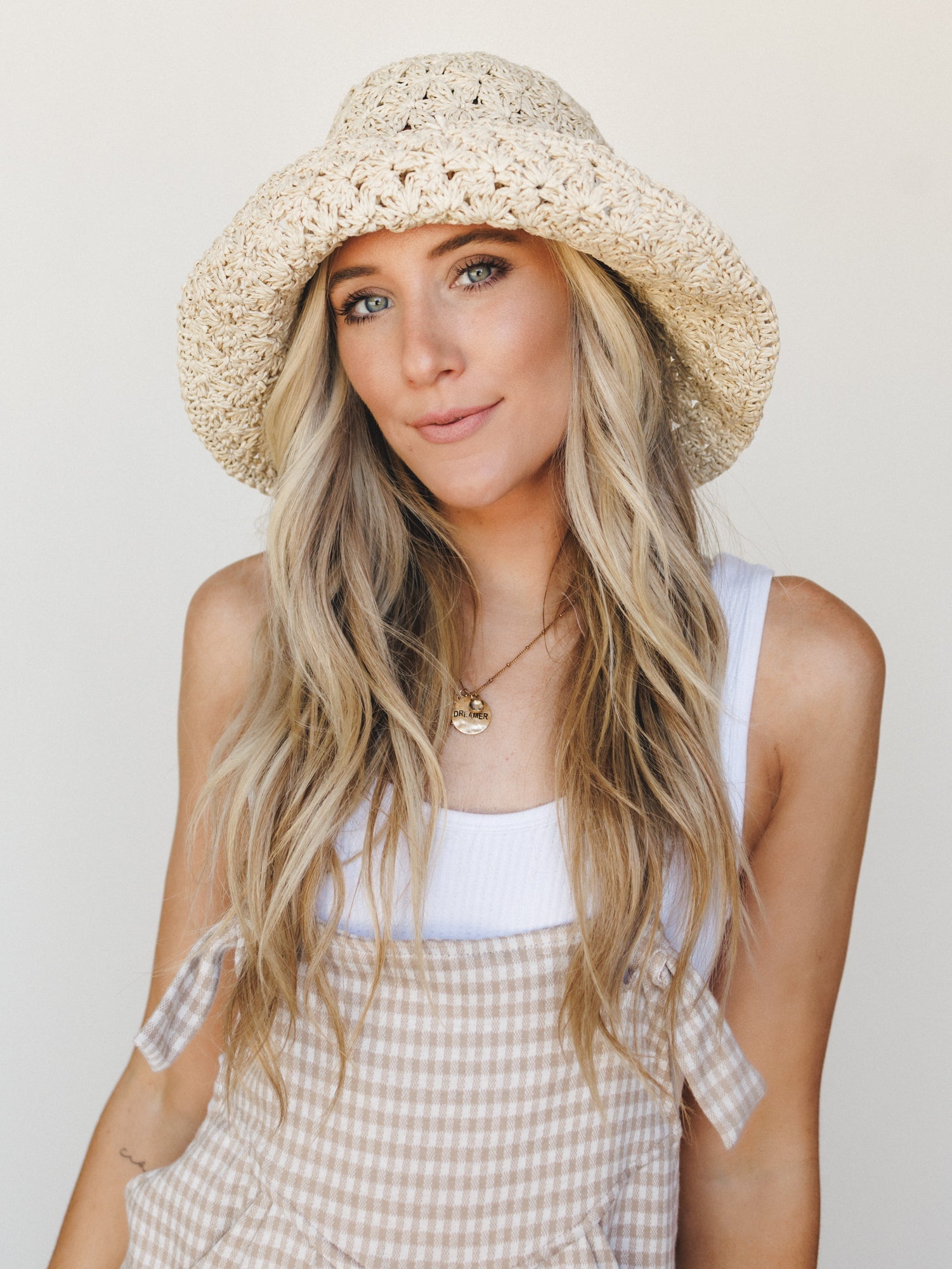 Flower Party Hat - Ivory