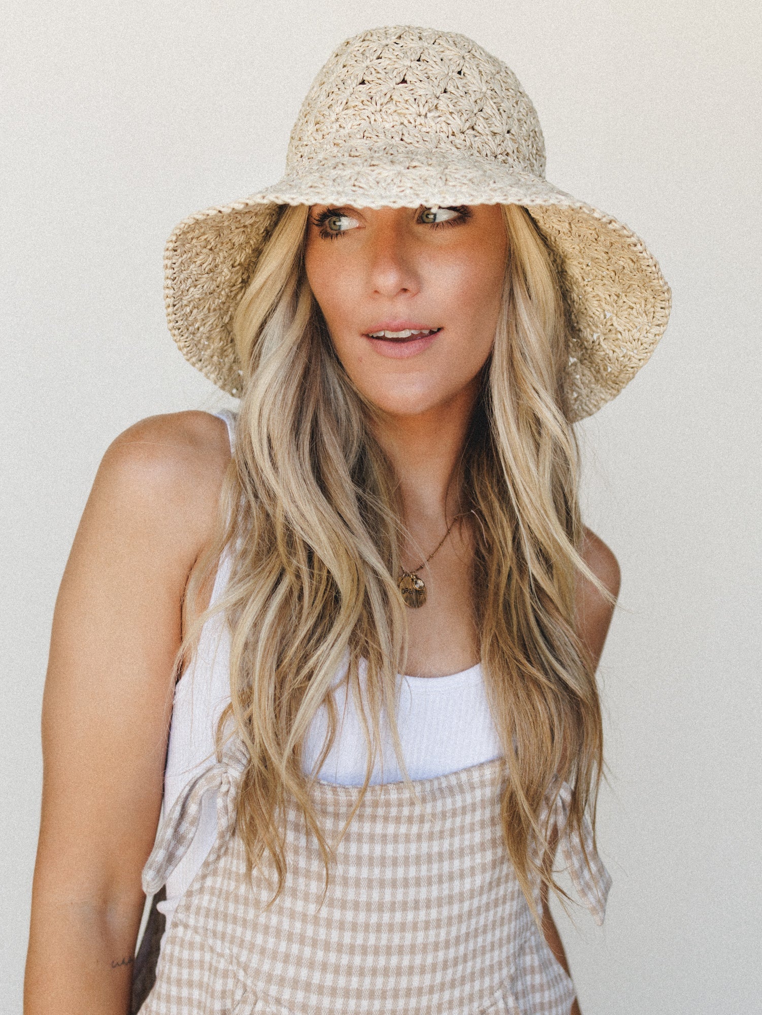 Flower Party Hat - Ivory