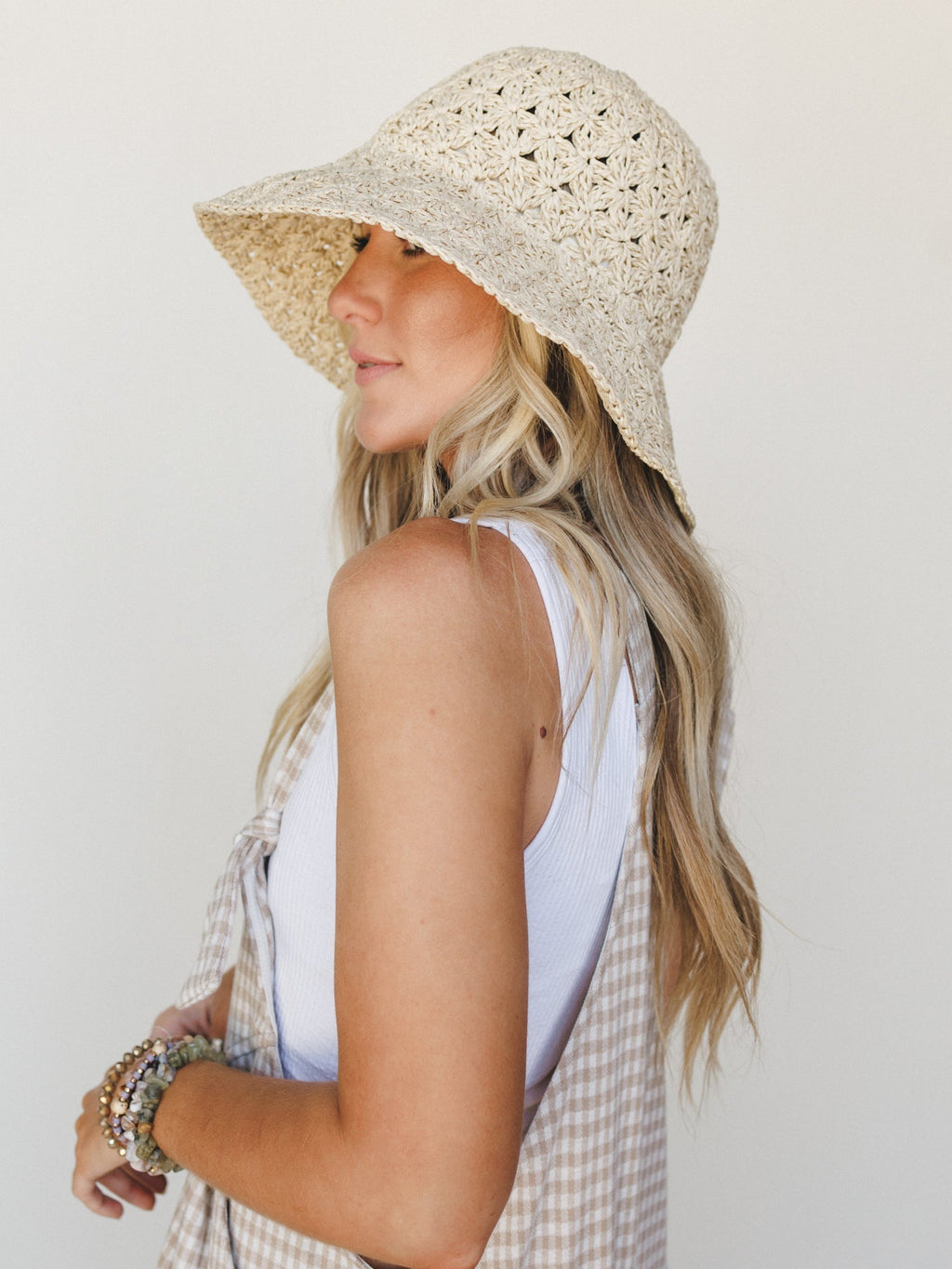 Flower Party Hat - Ivory