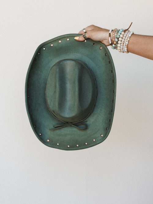 Among the Meadows Cowgirl Hat - Olive