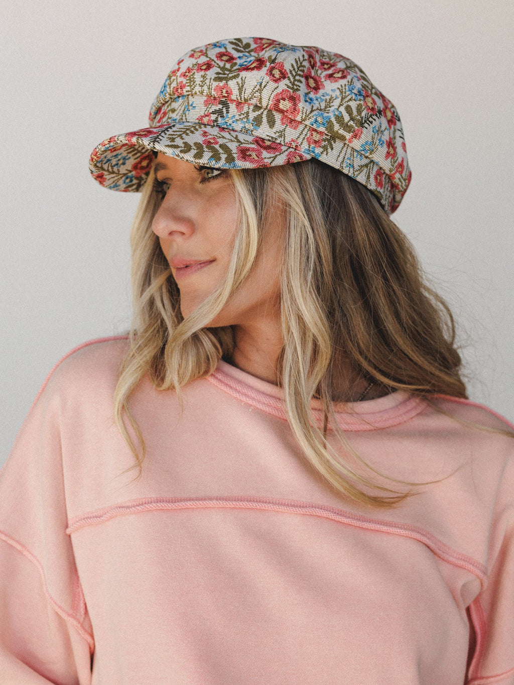 Garden Party Hat - Pink Floral