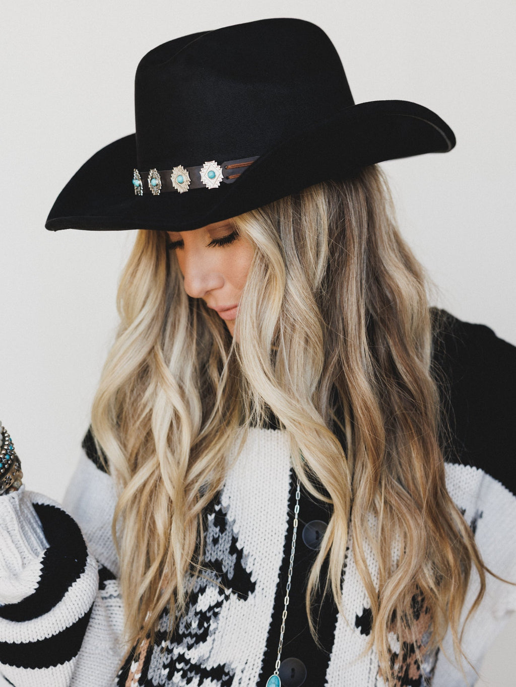 Western Living Cowgirl Hat - Black