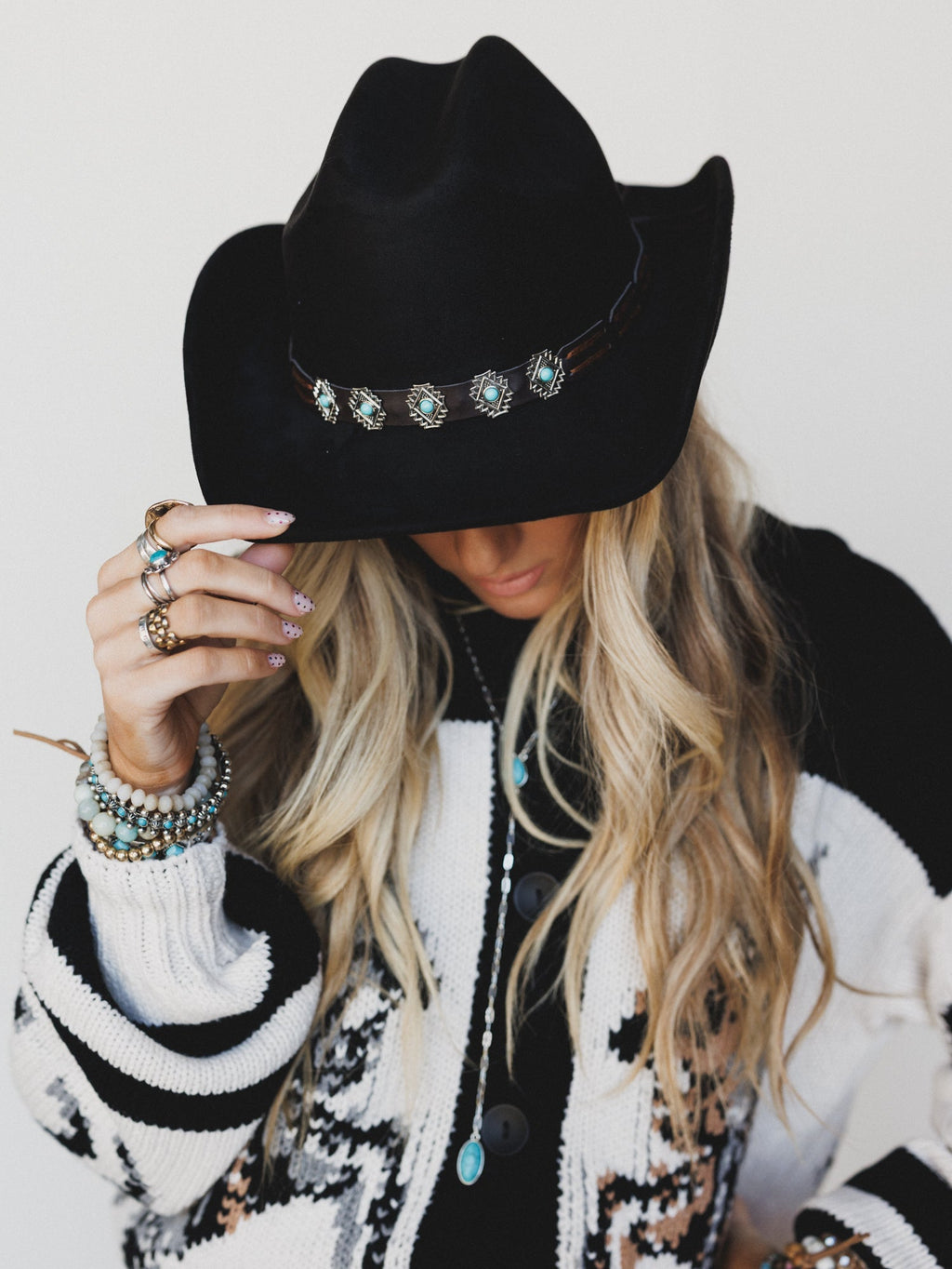 Western Living Cowgirl Hat - Black
