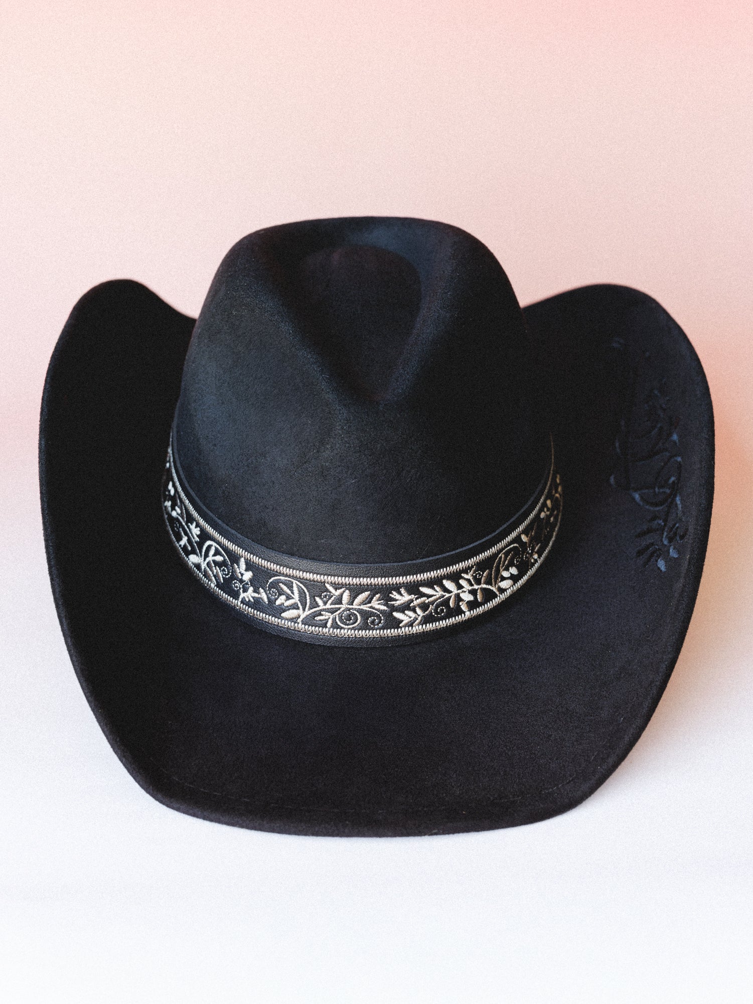 Western Song Cowgirl Hat - Black