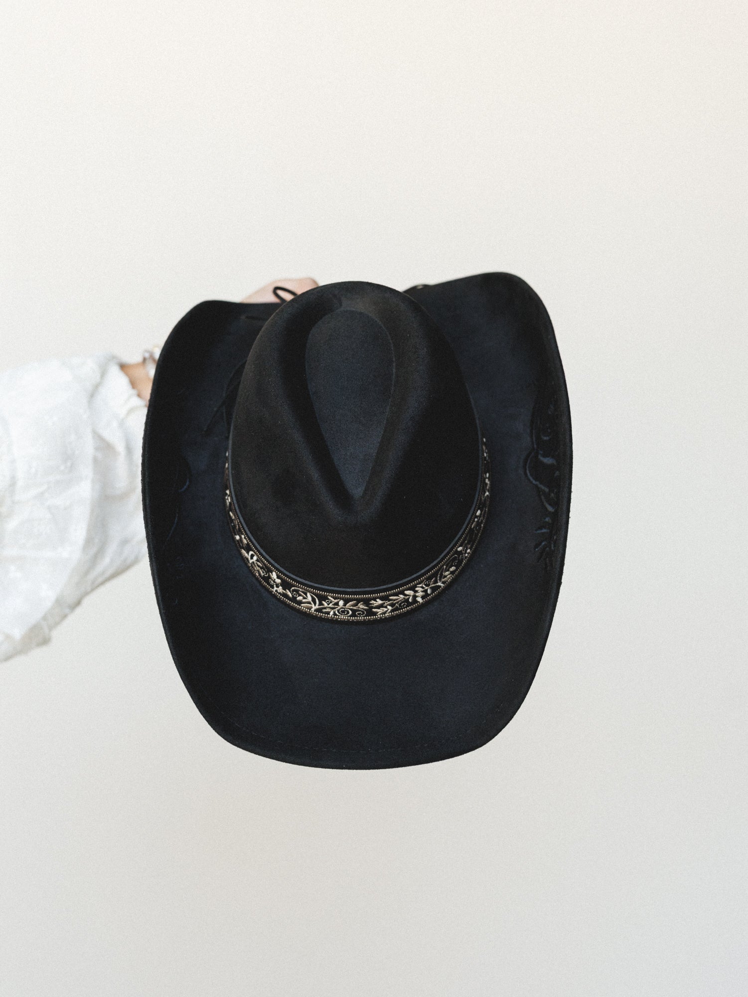 Western Song Cowgirl Hat - Black