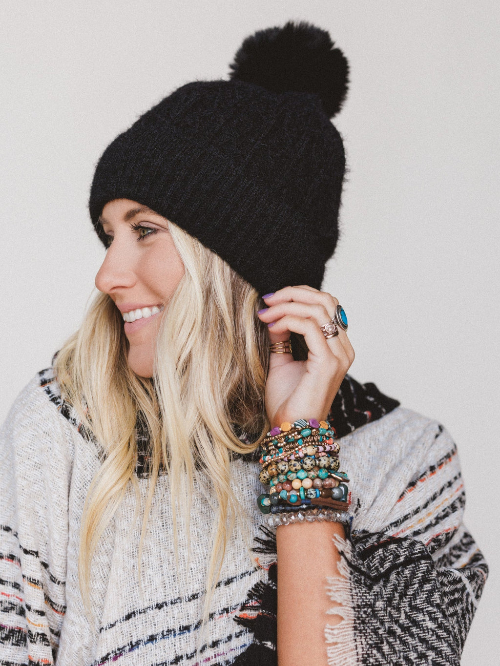 Chalet All Day Beanie  - Black