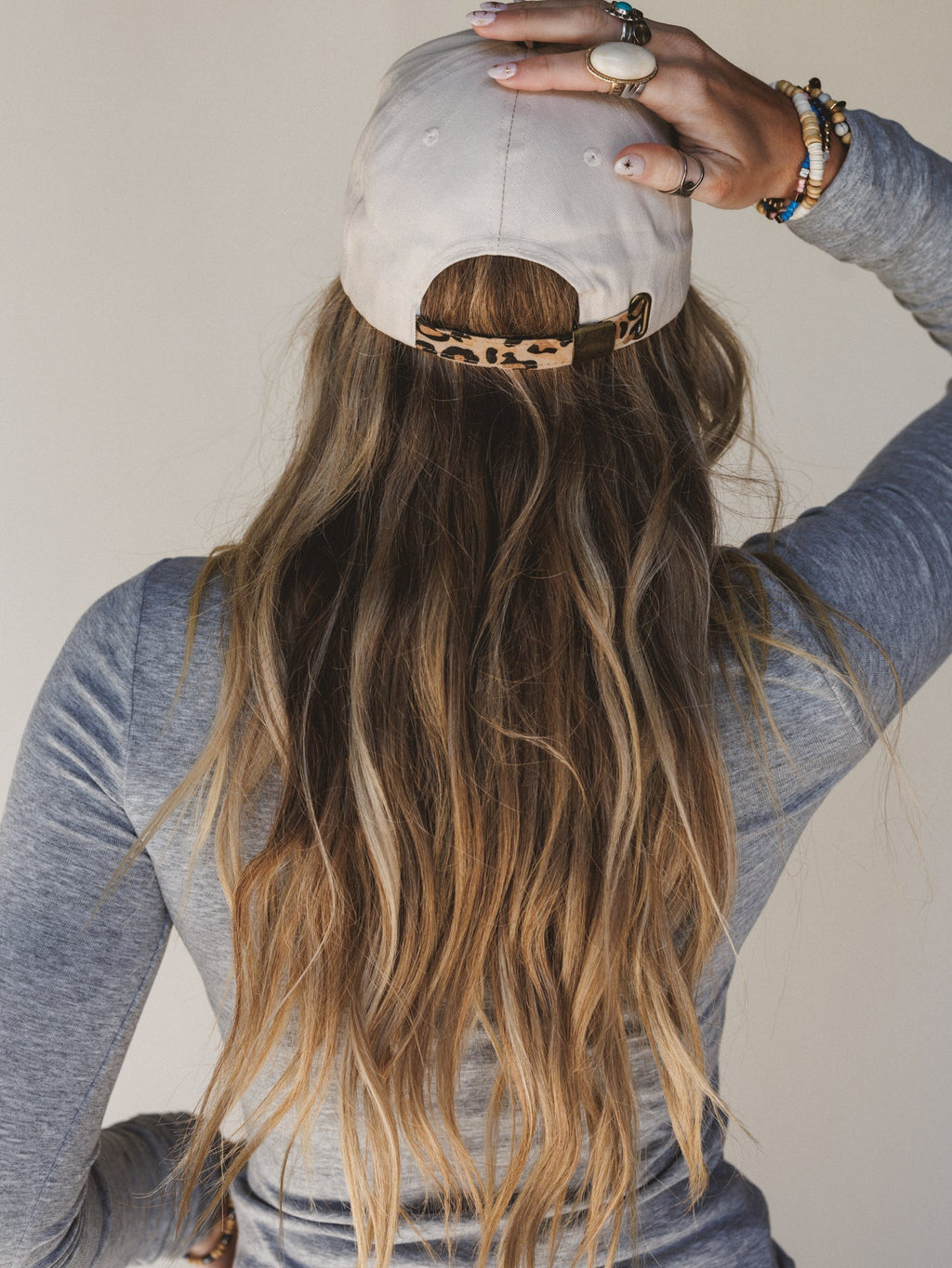 Mom's Club Baseball Hat - Leopard