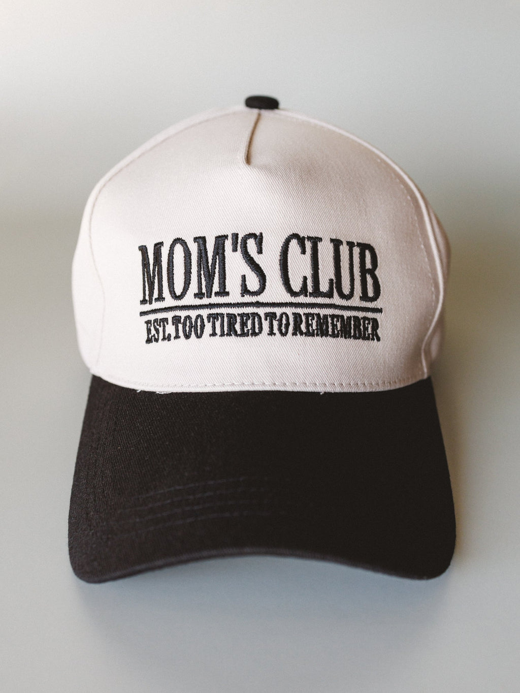 Mom's Club Baseball Hat - Black