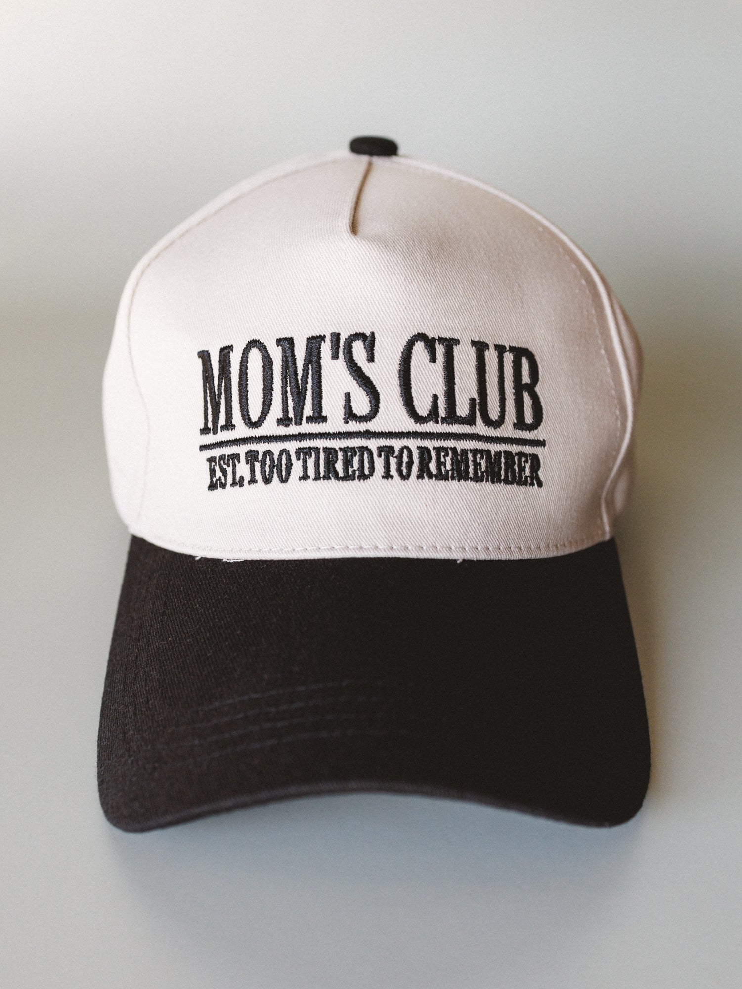 Mom's Club Baseball Hat - Black