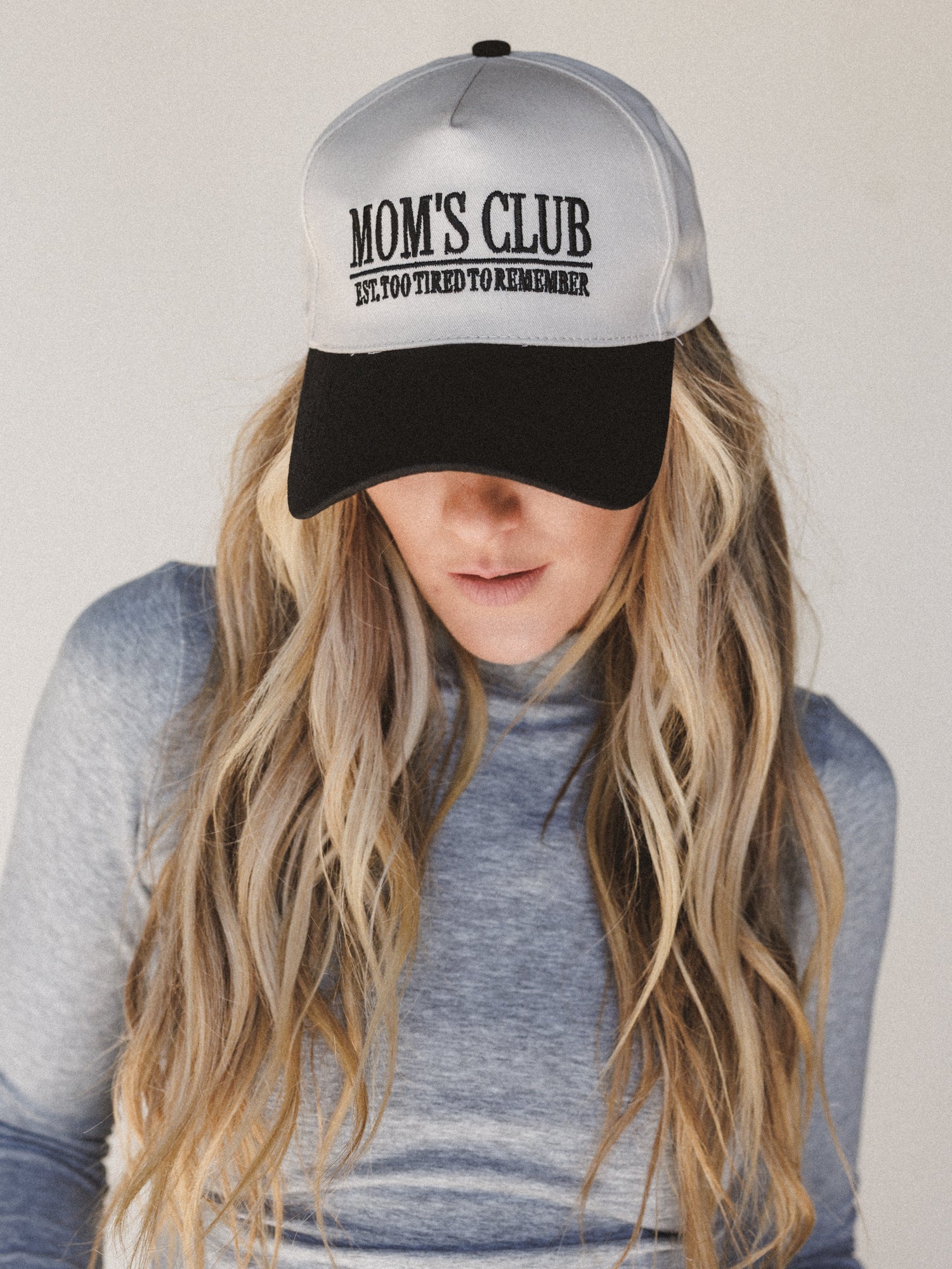 Mom's Club Baseball Hat - Black