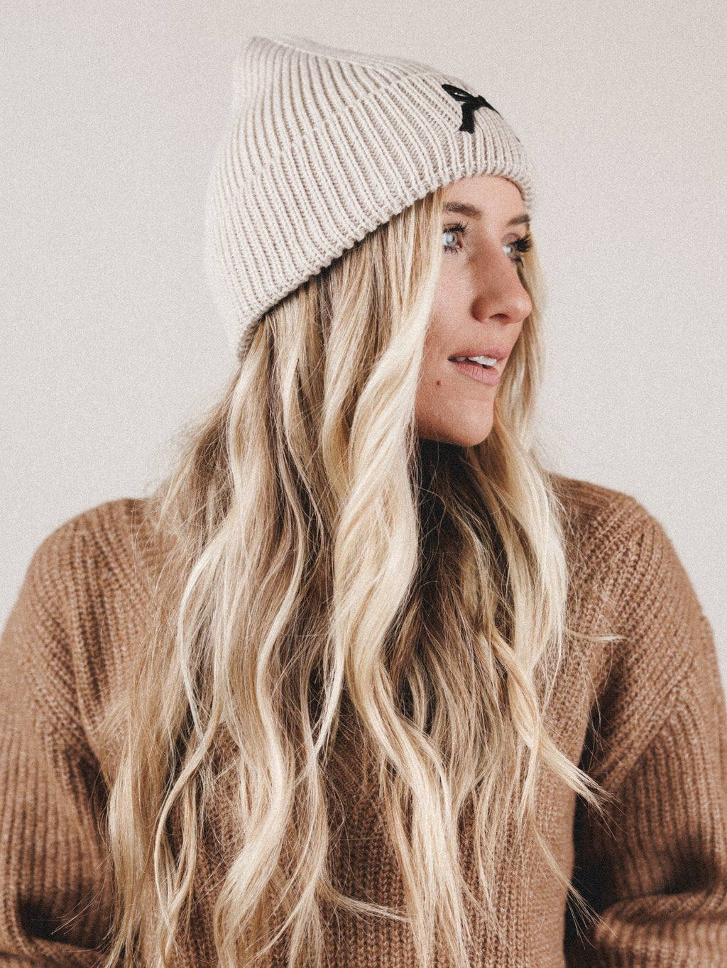 Summit Sweetheart Beanie - Sand Beige