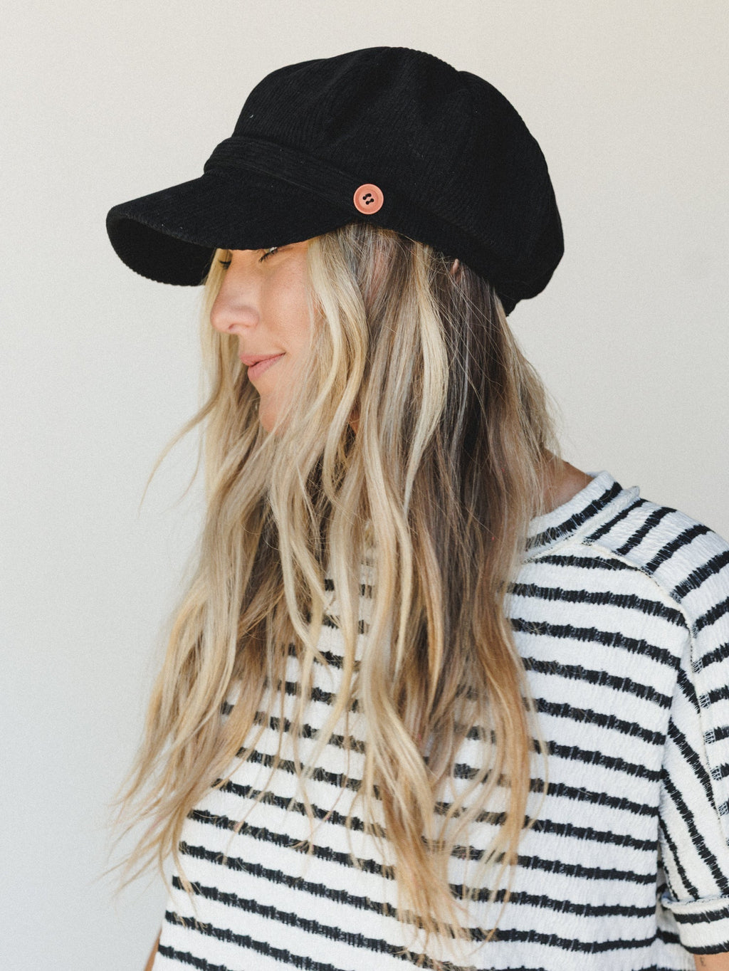 Easy Days Newsboy Cap - Black