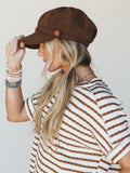 Easy Days Newsboy Cap - Brown - Pre Order