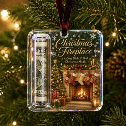 (🎁Last Day 49% OFF)🎄Christmas Cash Gift Ornament- Make Cash Feel Like A Real Christmas Gift💵